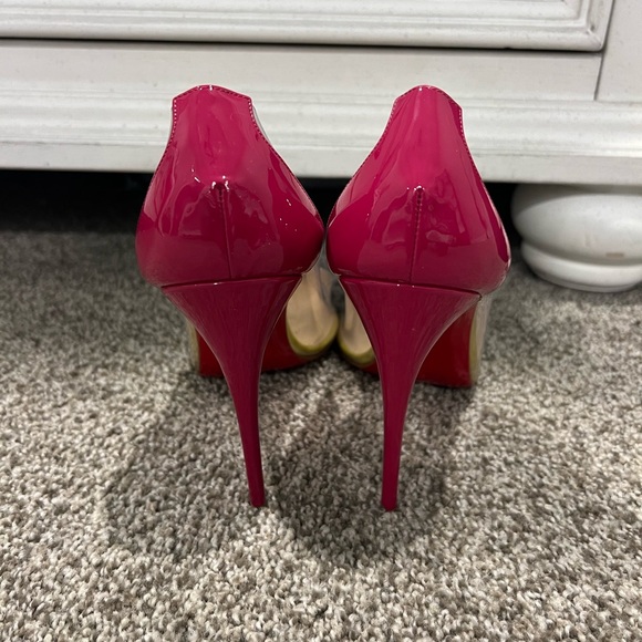 Christian Louboutin debout 100 PVC Riviera - Picture 5 of 6